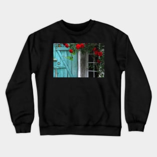 The Portes-en-Ré - Roses on the shutter. Crewneck Sweatshirt